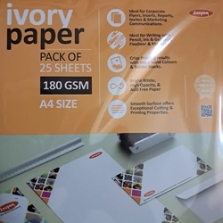 Anupam A4 Ivory Paper pack of 25 Sheets 180GSM